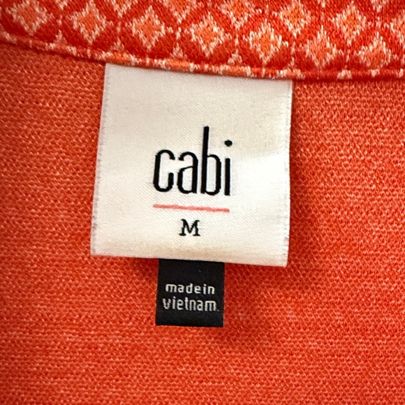 CAbi Vibrant Orange Coral Blazer - Picture 2 of 6
